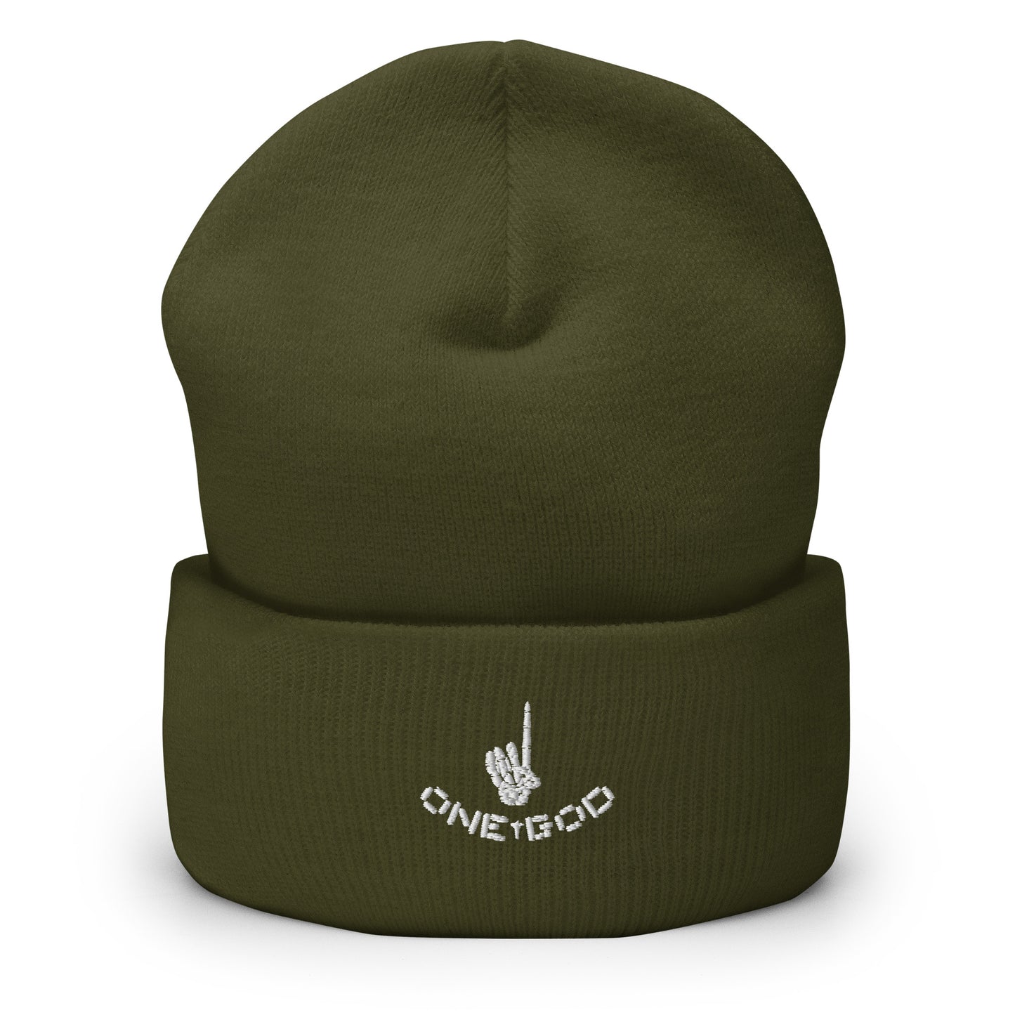 There's only ONE GOD Cuffed Beanie
