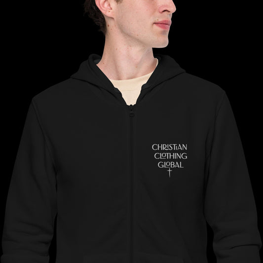 CHRISTIAN CLOTHING GLOBAL HOODED JACKET