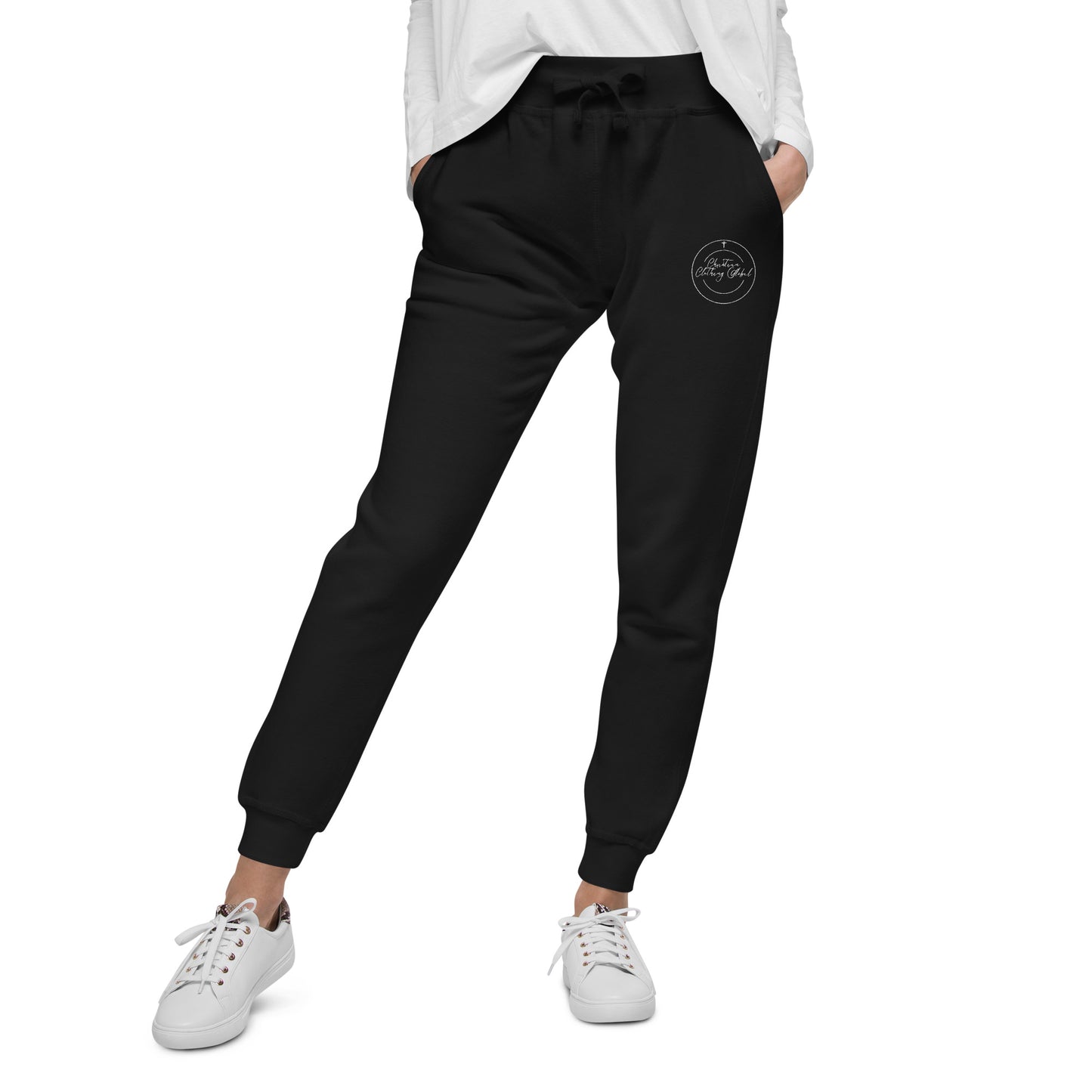 CHRISTIAN CLOTHING GLOBAL CIRCLE LOGO JOGGERS