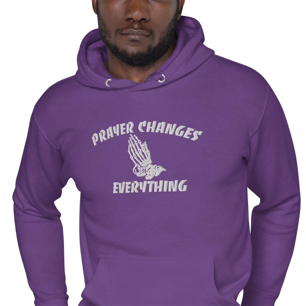 PRAYER CHANGES EVERYTHING Unisex Hoodie